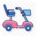 Elektromobil Roller Transport Symbol