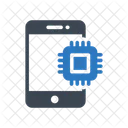 Mobil CPU Prozessor Symbol