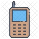 Transceiver Drahtloses Mobiltelefon Walkie Talkie Symbol