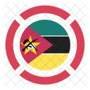 Mocambique Bandeira Ícone