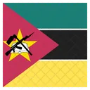 Mocambique Bandeira Ícone