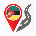 Mocambique Bandeira Ícone