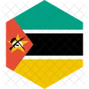 Mocambique Bandeira Mundo Ícone