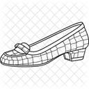 Calzado Icono Estilo De Linea Icono