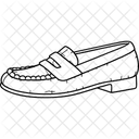Calzado Icono Estilo De Linea Icono