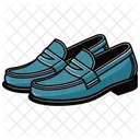 Mocasines Penny azules  Icono