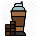 모카 커피 음료 아이콘