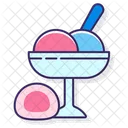 Mmochi Eis Mochi Eis Eisbecher Symbol