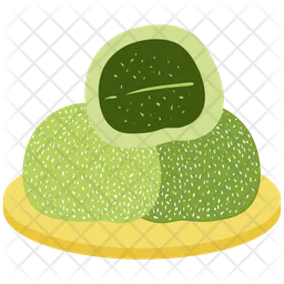 Mochi matcha  Icono