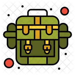 Mochila del ejército  Icono