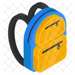 Bolsa para la escuela  Icono