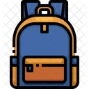 Bolsa para la escuela  Icono