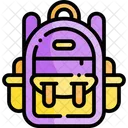 Bolsa para la escuela  Icono