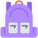 Bolsa para la escuela  Icono