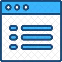 Modal Website Layout Icon
