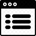 Modal Website Layout Icon