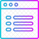 Modal Website Layout Icon