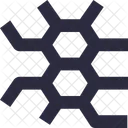 Modele Sans Soudure Hexagones Icône