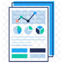 Modele De Prediction Donnees Statistiques Gain Et Perte Icône