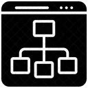 Modèle modulaire Web  Icône