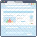 Blog Web Wireframe Web Conception Web Icon