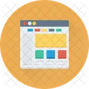 Web Page Modele Icon