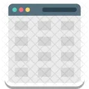 Modele Web Mise En Page Web Page Web Icône