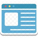 Modèle Web  Icône