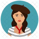 Francese Donna Avatar Icon