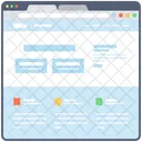 Blog Web Wireframe Web Web Design Icon