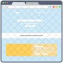 Blog Web Wireframe Web Web Design Icon