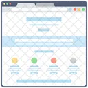 Blog Web Wireframe Web Web Design Icon