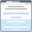 Blog Web Wireframe Web Web Design Icon