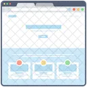 Blog Web Wireframe Web Web Design Icon