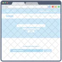 Blog Web Wireframe Web Web Design Icon