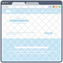 Blog Web Wireframe Web Web Design Icon
