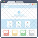 Blog Web Wireframe Web Web Design Icon