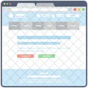 Blog Web Wireframe Web Web Design Icon