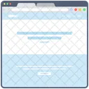 Blog Web Wireframe Web Web Design Icon