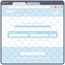 Blog Web Wireframe Web Web Design Icon