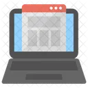 Web Layout Modello Icon