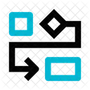 Modelo Diagrama Dados Ícone