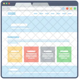 Modelo web  Ícone