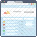 Wireframe Web Web Design Interface Web Ícone