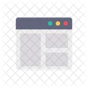 Modelo Web Layout Web Pagina Web Ícone