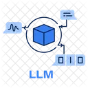 Modelo De Linguagem Ai Processamento De Linguagem Natural Geracao De Texto Ícone