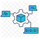 Modelo De Linguagem Ai Processamento De Linguagem Natural Geracao De Texto Ícone