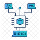 Modelo De Linguagem Ai Processamento De Linguagem Natural Geracao De Texto Ícone