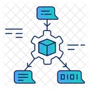 Modelo De Linguagem Ai Processamento De Linguagem Natural Geracao De Texto Ícone