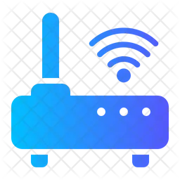 Modem Icon - Download in Gradient Style